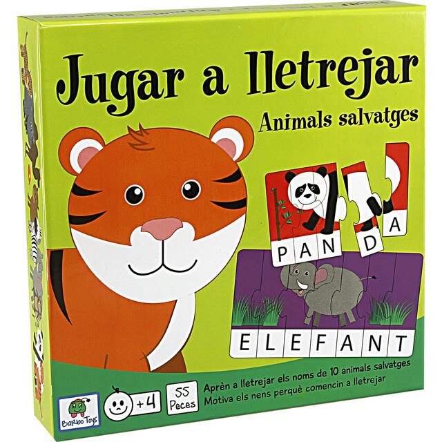 Jugar a lletrejar animals salvatges