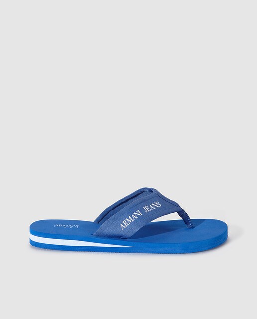 pale blue flip flops