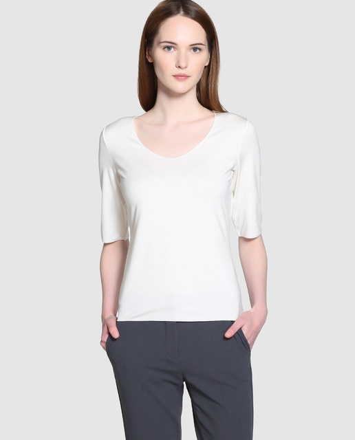 armani white shirt women