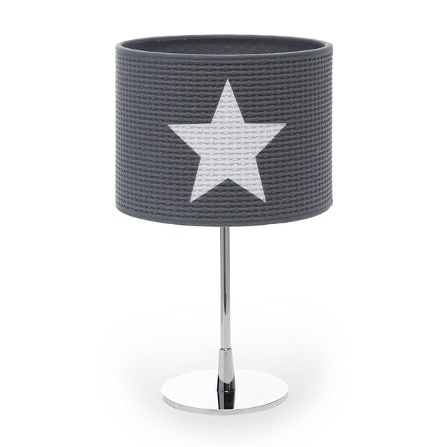 Alondra Stella Children S Grey White Star Table Lamp Es El Alondra Stella Children S Grey White Star Table Lamp