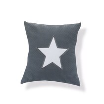 grey star cushion