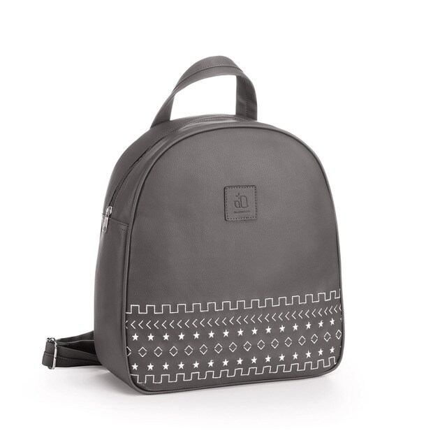 mochila polipiel negra mujer