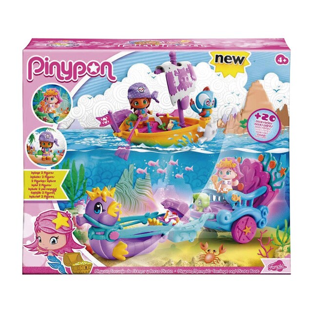 pinypon carroza de sirenas