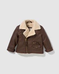 baby boy biker jacket