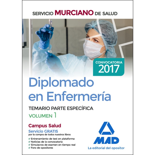 Diplomado en Enfermería del Servicio Andaluz de Salud. Temario específico volumen 1 (Tapa blanda)