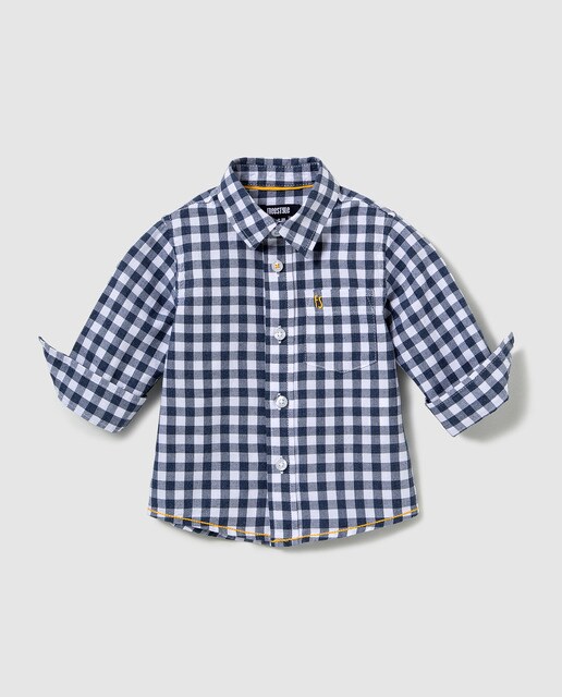 baby boy gingham shirt