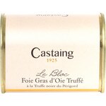block of truffled goose foie gras 3% tin 130 g