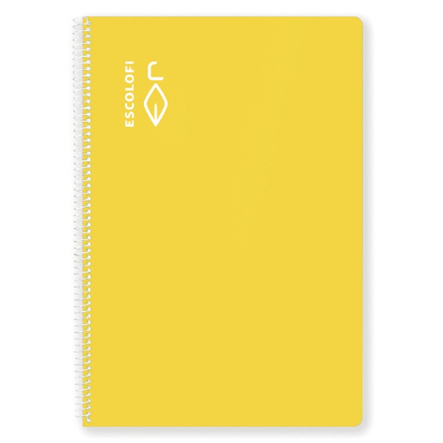 Cuaderno Espiral A4 80 hojas 70 gramos Cuadrícula 3x3 Tapa Dura.