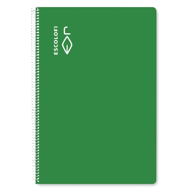 Cuaderno Espiral A4 80 hojas 70 gramos Cuadrícula 3x3 Tapa Dura.