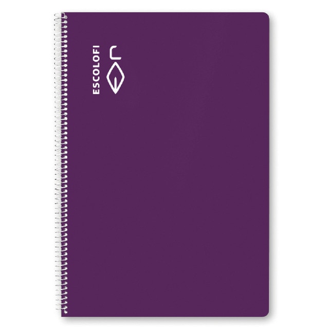 Cuaderno Espiral A4 80 hojas 70 gramos Cuadrícula 3x3 Tapa Dura.
