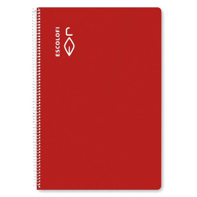 Cuaderno Espiral A4 80 hojas 70 gramos Cuadrícula Pautada 3 Tapa Dura.