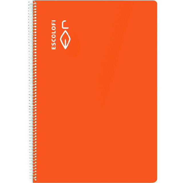 Cuaderno Espiral Cuarto 50 hojas 70 gramos Cuadrícula 8x8 Tapa Dura.