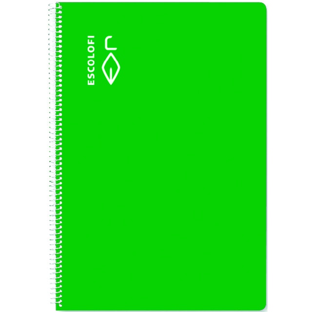 Cuaderno Espiral Cuarto 50 hojas 70 gramos Cuadrícula Pautada 4 Tapa Dura.
