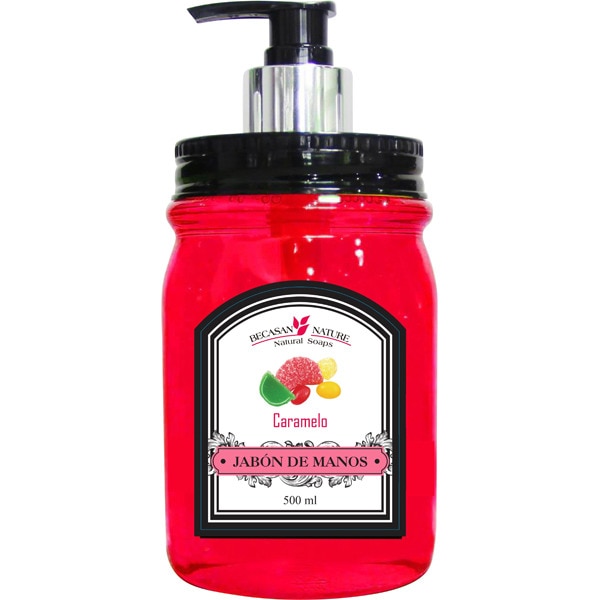 jabón líquido de manos Caramelo dosificador 500 ml