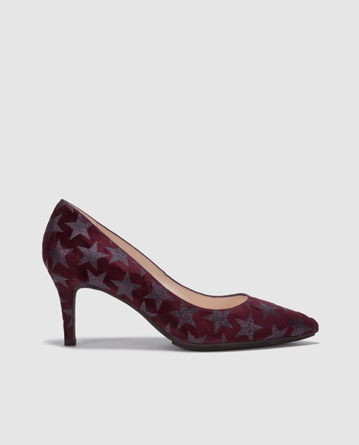 escarpin grenat