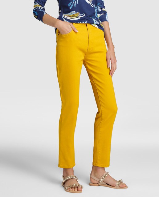 mustard skinny trousers