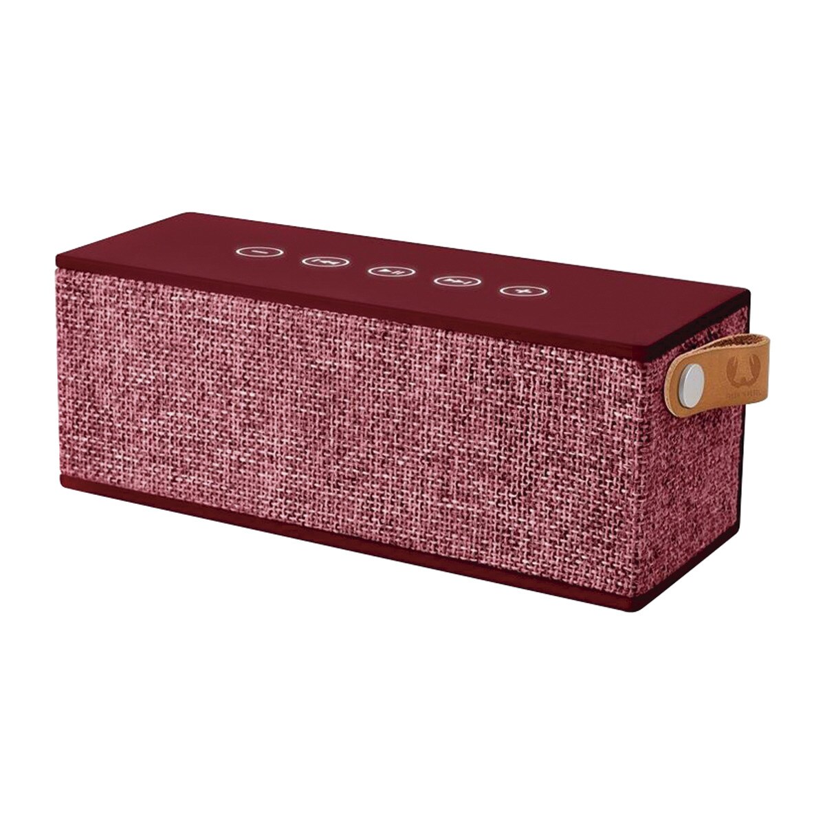 Altavoz portátil Fresh 'N Rebel Rockbox Brick Fabriq Edition Ruby con Bluetooth