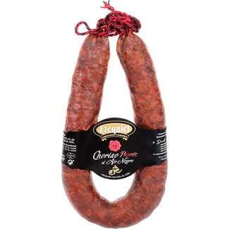 EZEQUIEL Chorizo-Kringel mit dunklem Knoblauch, scharf, laktosefrei, ungefähres Gewicht Stück 425 g