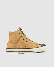chuck taylor all star animal print suede high top
