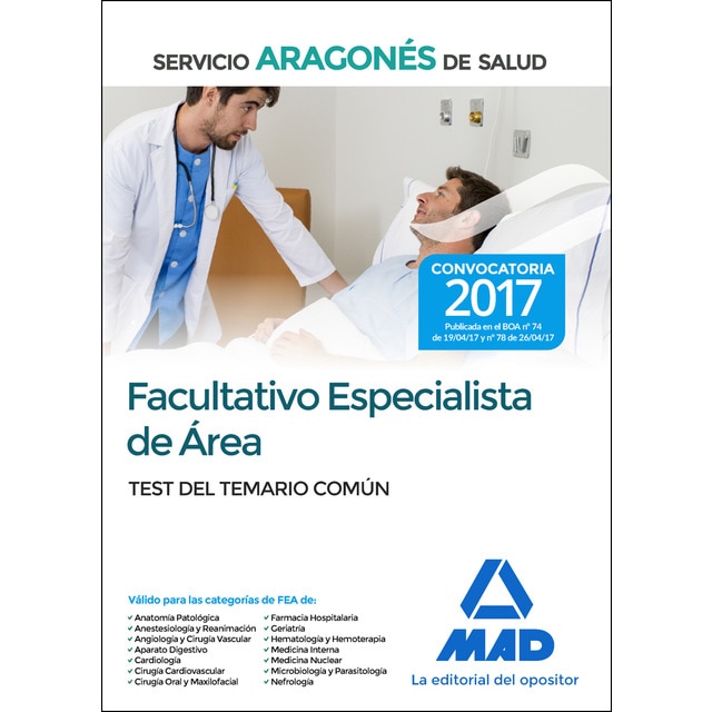 Facultativo Especialista de Área del Servicio Aragonés de Salud. Test del temario común.pdf