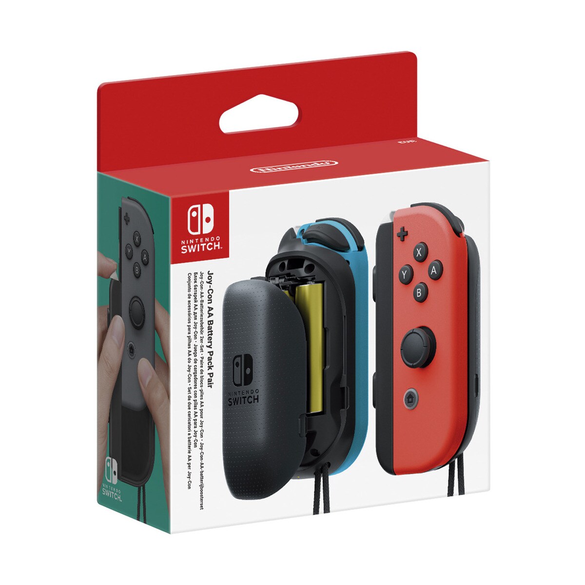 Pack de dos cargadores con pilas AA para Joy Con Nintendo Switch