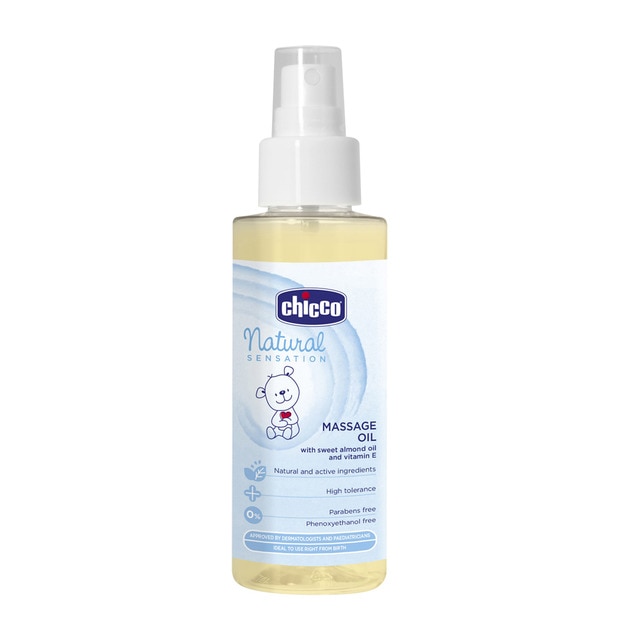 Aceite de Masaje Chicco Natural Sensation (100 ml.) blanco