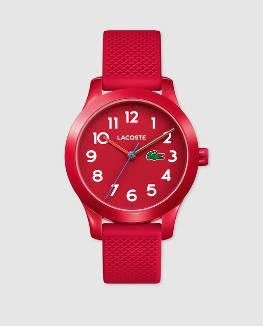 Reloj de cadete 12.12 2030004 de silicona rojo