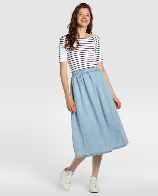 esprit denim skirt