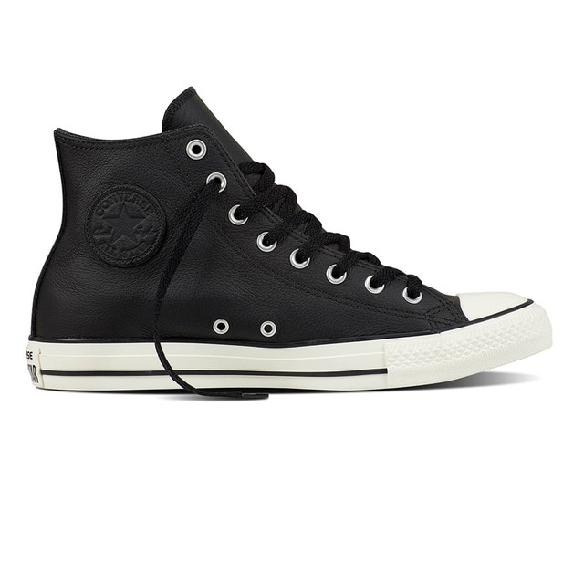 converse negra de cuero converse negra de cuero