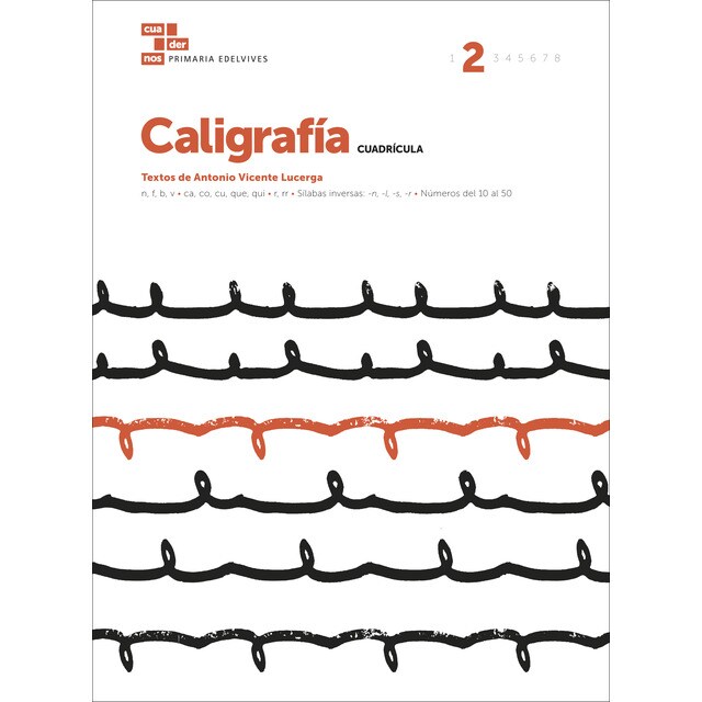 Cuaderno Caligrafía 2 (Cuadrícula) (Tapa blanda)