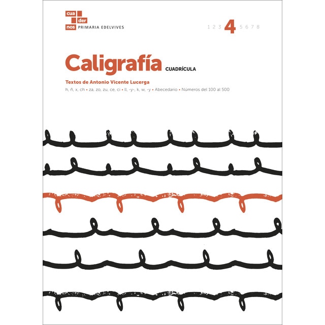Cuaderno Caligrafía 4 (Cuadrícula) (Tapa blanda)