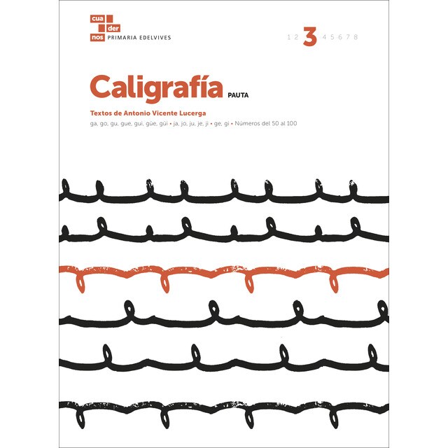 Cuaderno Caligrafía 3 (Pauta) (Tapa blanda)