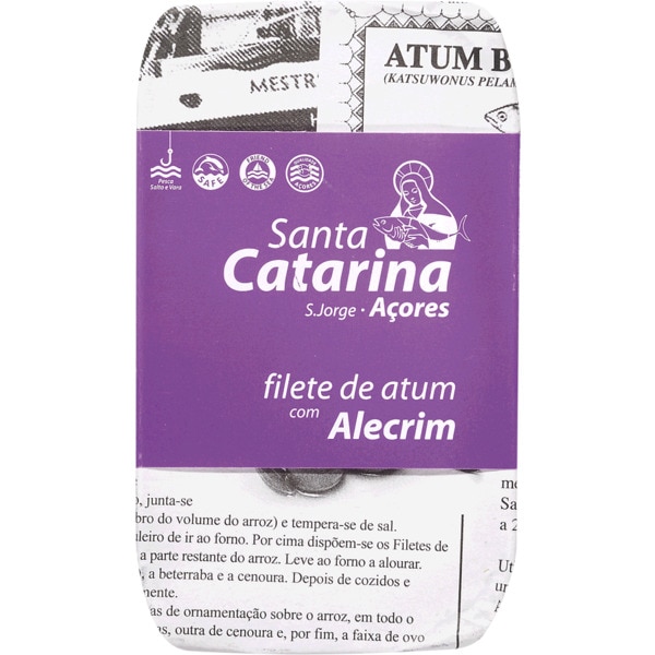 Filetes de Atum com Alecrim lata 120 g