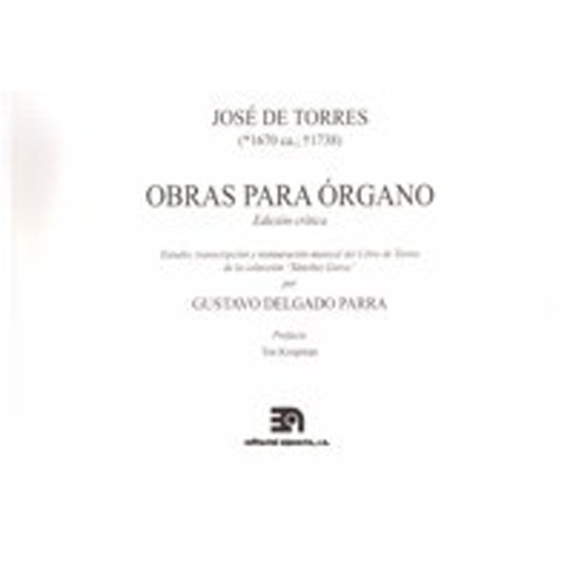Obras para organo - jose de torres (Tapa blanda)