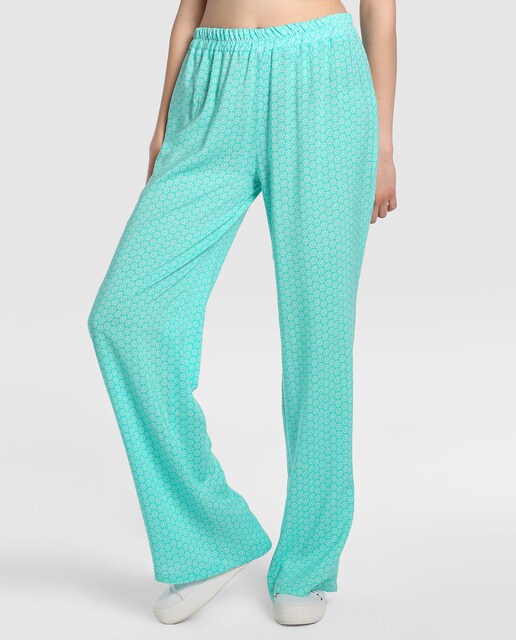 Green Coast women's printed wide-leg 