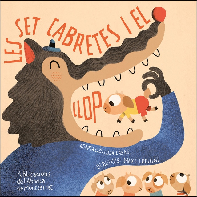 Les set cabretes i el llop (Tapa blanda con solapas)