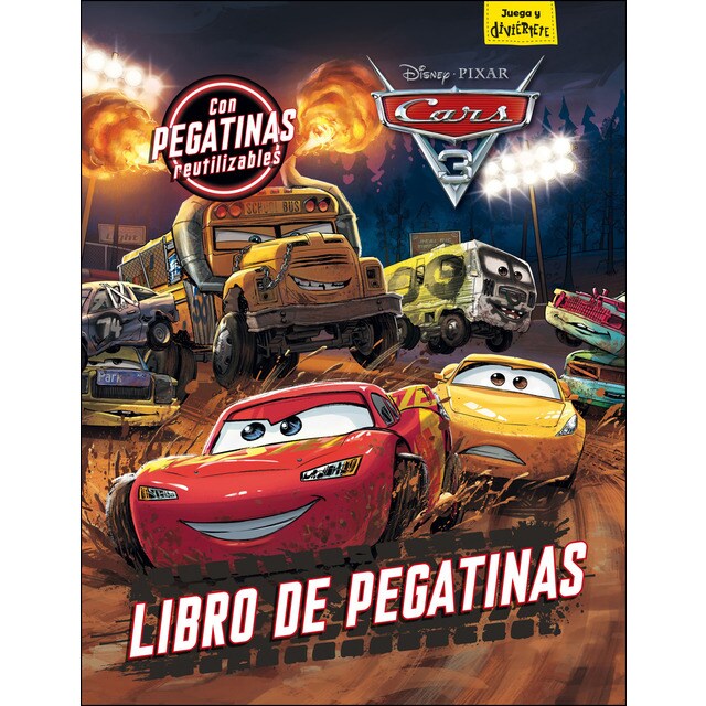 Cars 3. Libro de pegatinas: Con pegatinas reutilizables.pdf