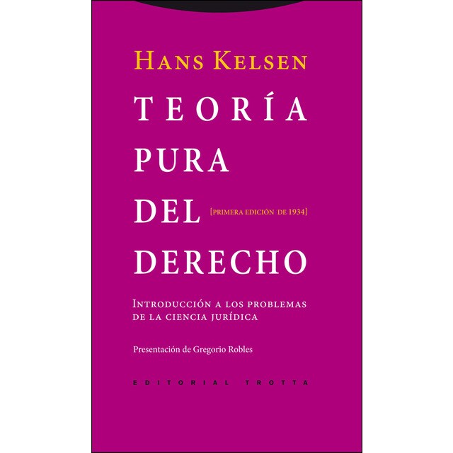 Teoría pura del derecho: Introducción a los problemas de la ciencia jurídica. Primera edición de 1934.pdf