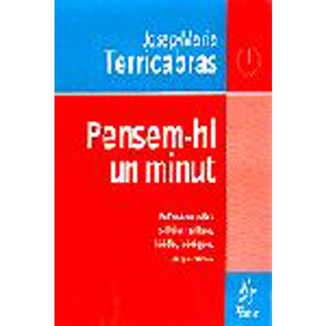 Pensem-hi un minut (Tapa blanda)