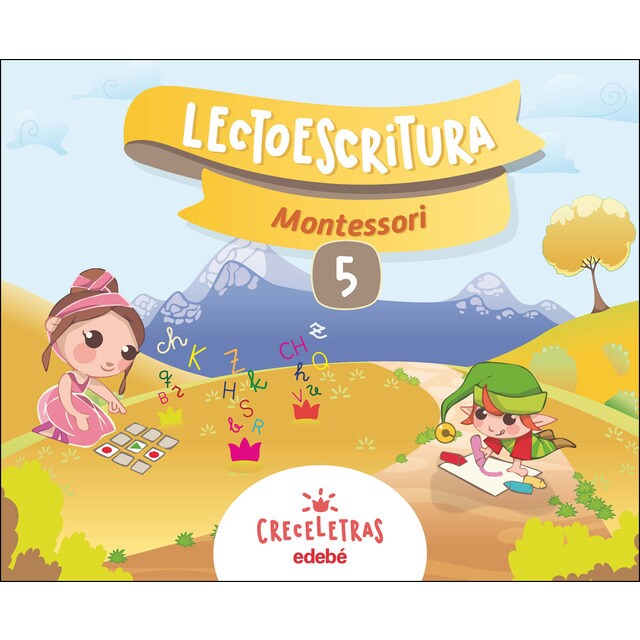 CRECELETRAS LECTOESCRITURA 5 MONTESSORI