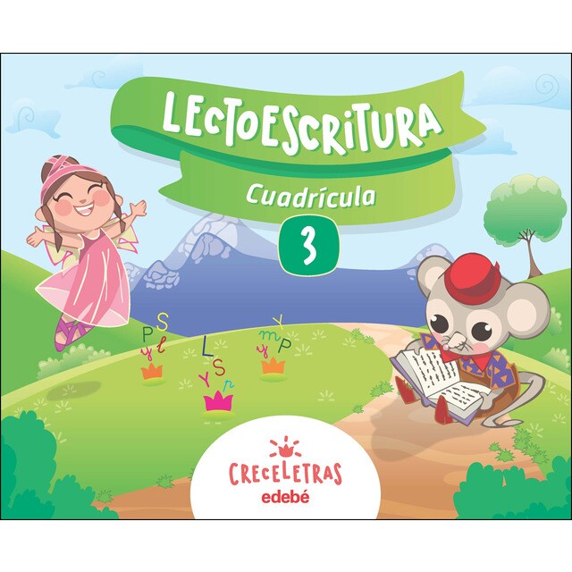 CRECELETRAS LECTOESCRITURA 3 CUADRÍCULA