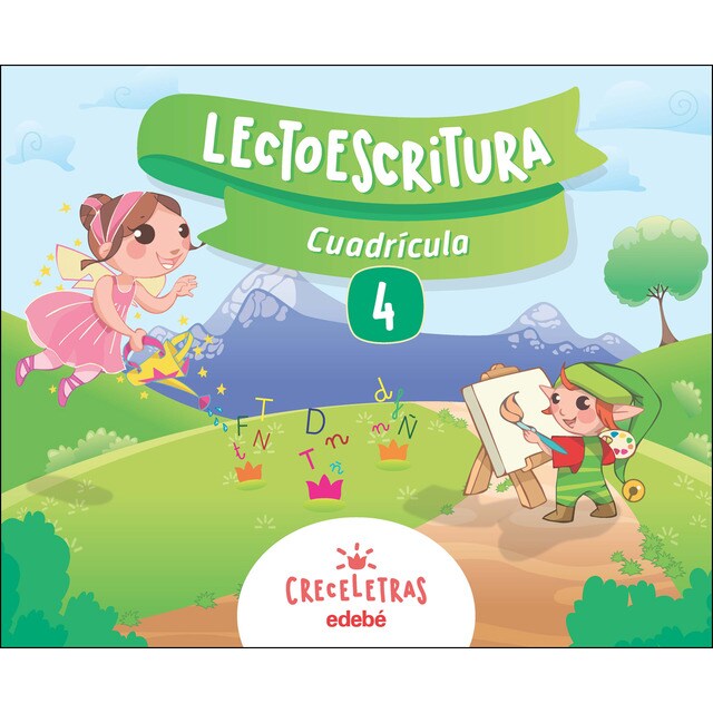 CRECELETRAS LECTOESCRITURA 4 CUADRÍCULA