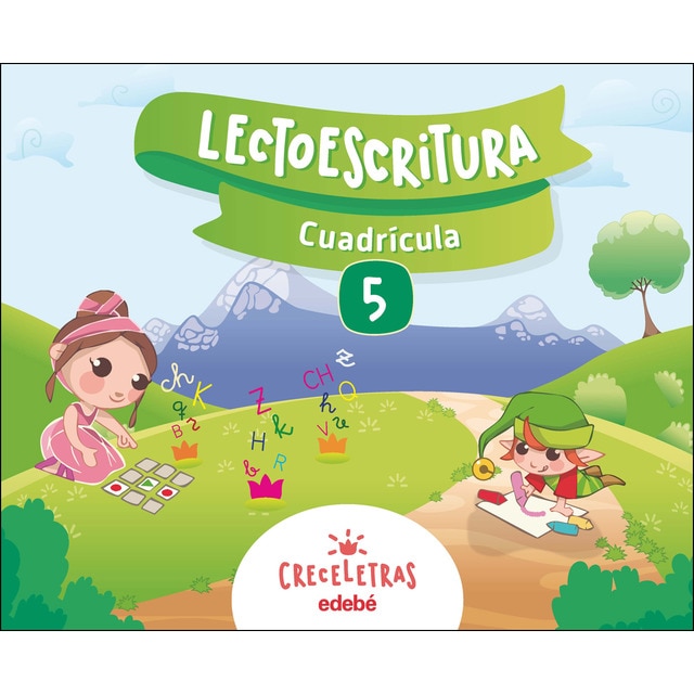 CRECELETRAS LECTOESCRITURA 5 CUADRÍCULA