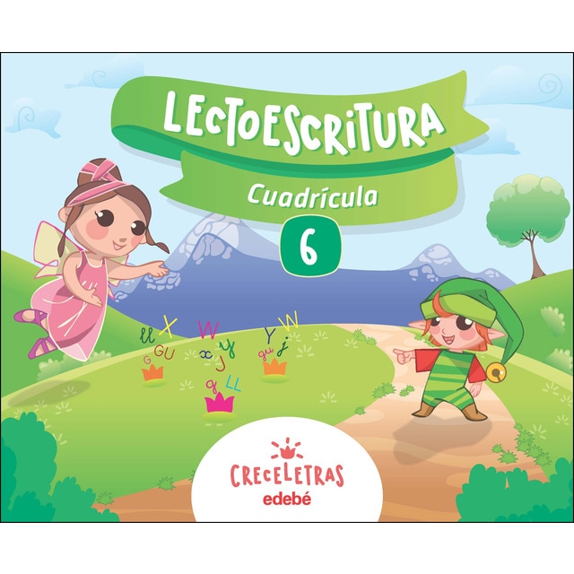 CRECELETRAS LECTOESCRITURA 6 CUADRÍCULA