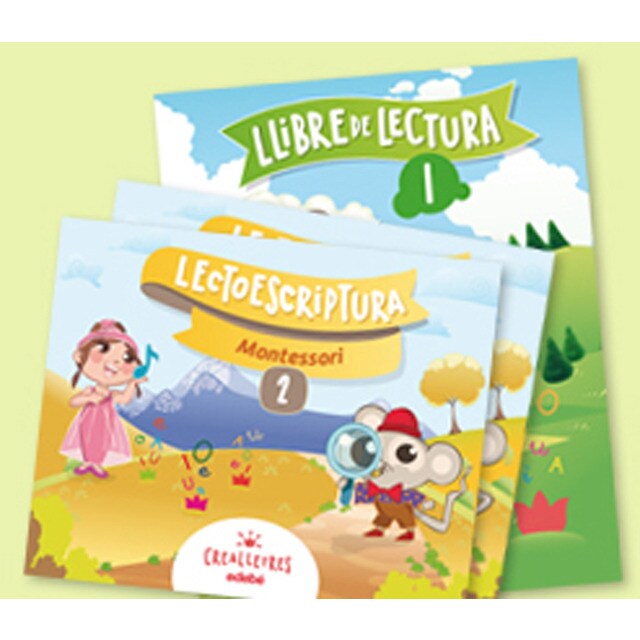 CREALLETRES LECTOESCRIPTURA 2 i 3 + LLIBRE DE LECTURA I (Tapa blanda)