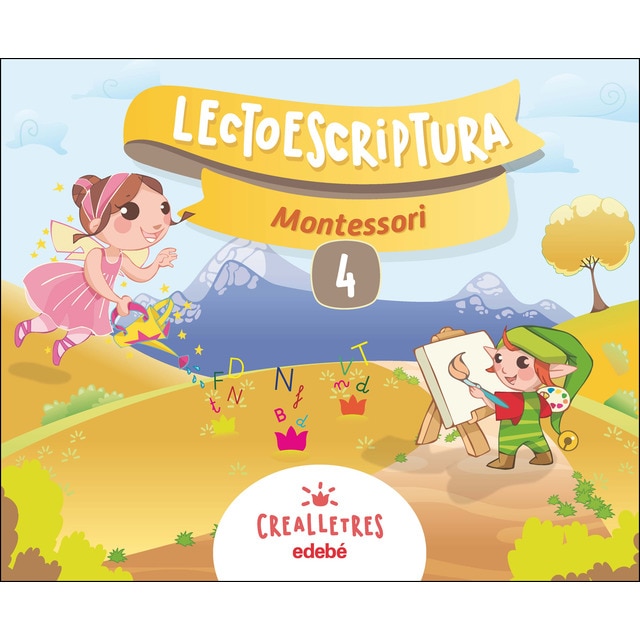 CREALLETRES LECTOESCRIPTURA 4 MONTESSORI (Tapa blanda)