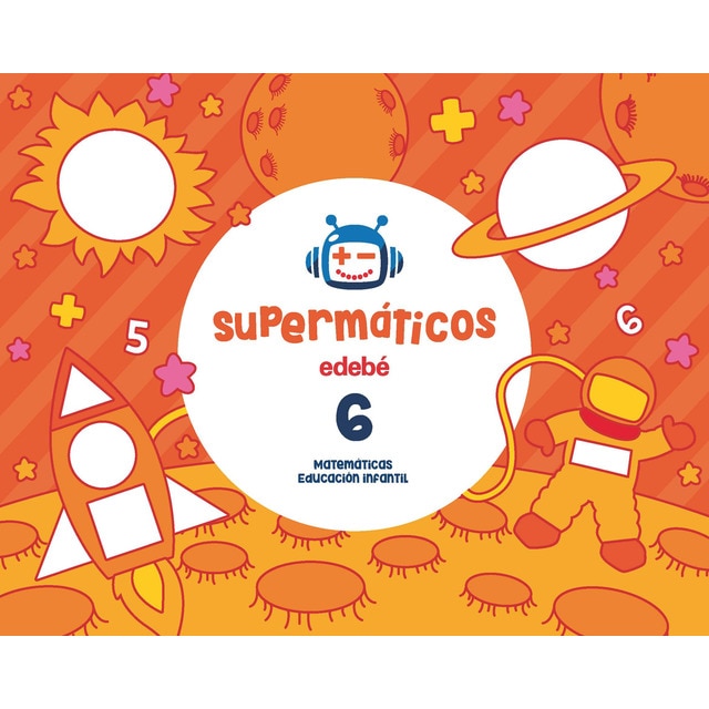 SUPERMÁTICOS CUADERNO 6 (Tapa blanda)