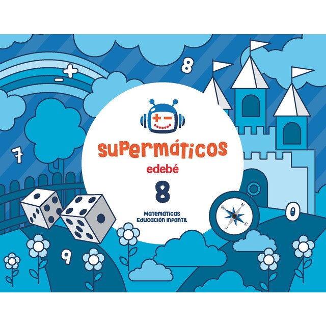 SUPERMÁTICOS CUADERNO 8 (Tapa blanda)