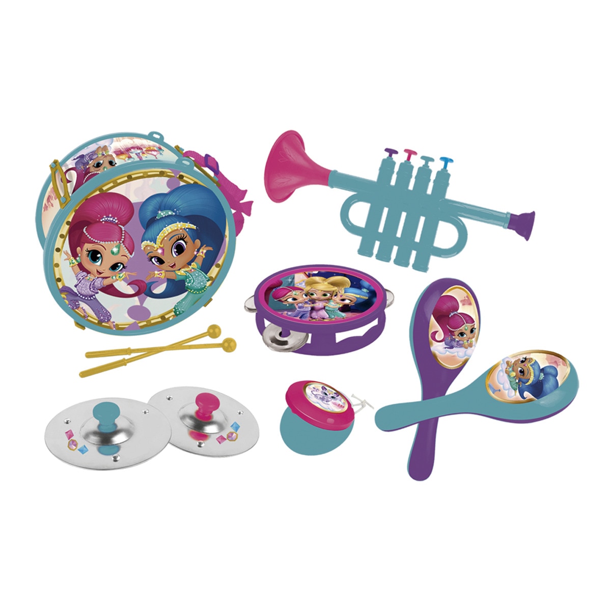 Set Musical Claudio reig shimmer y shine 3 años 6