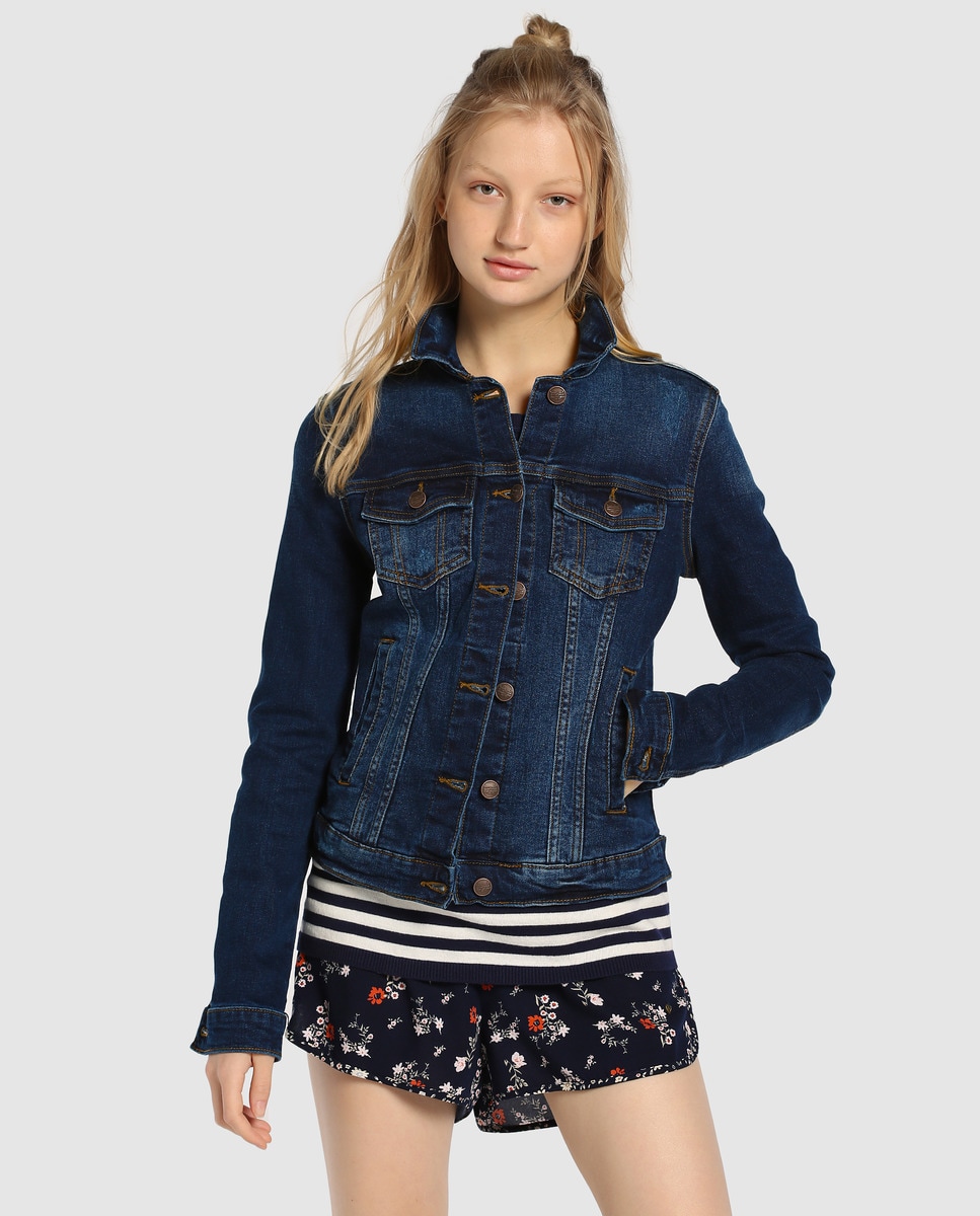 Cazadora vaquera de mujer Green Coast elástica · Green Coast · Moda